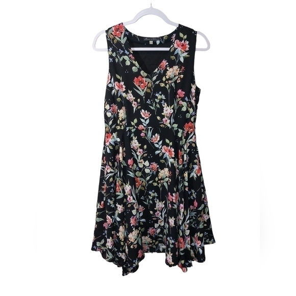 Rose & OLIVE LADIES SLEEVELESS FLORAL PRINT DRESS- S - Picture 1 of 4